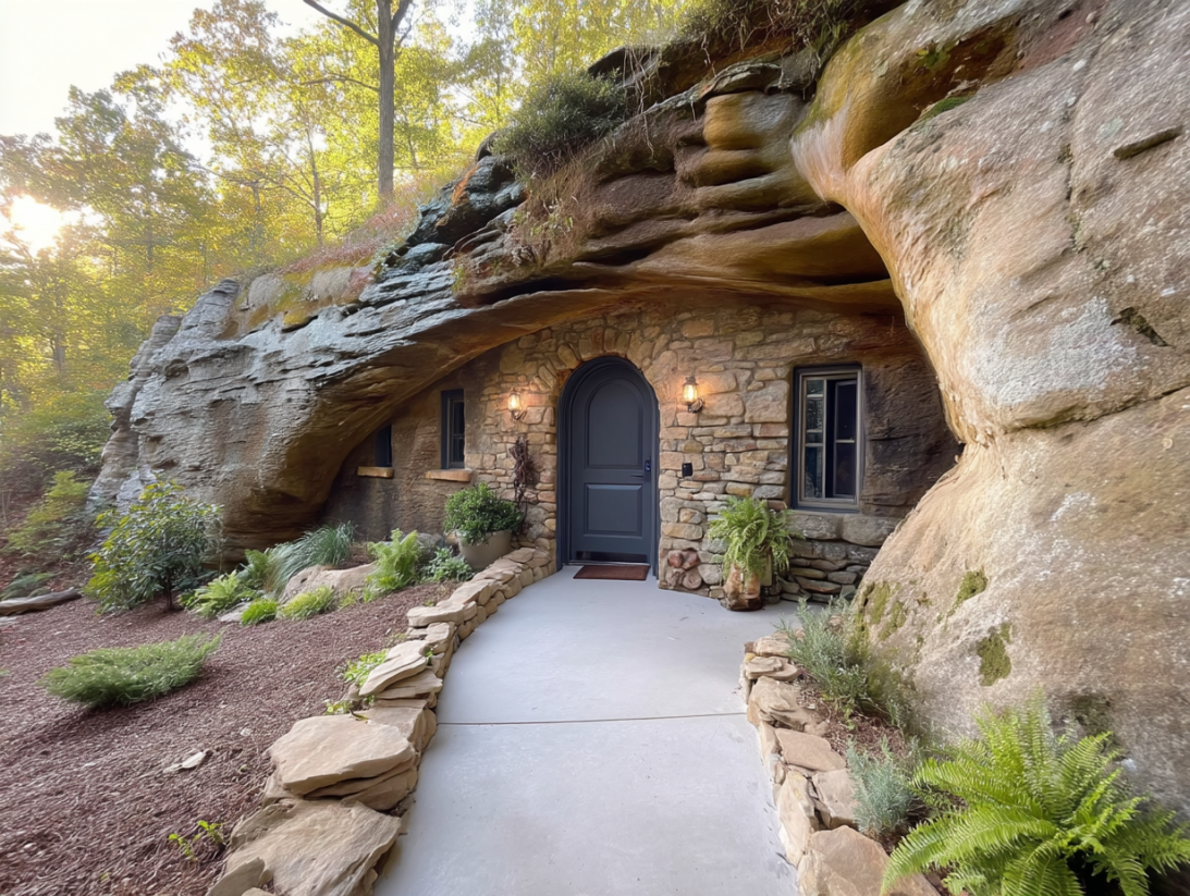 This 78-Year-Old Built Her Dream Home Inside a Cave — And the Interior Is Nothing Like You’d Imagine