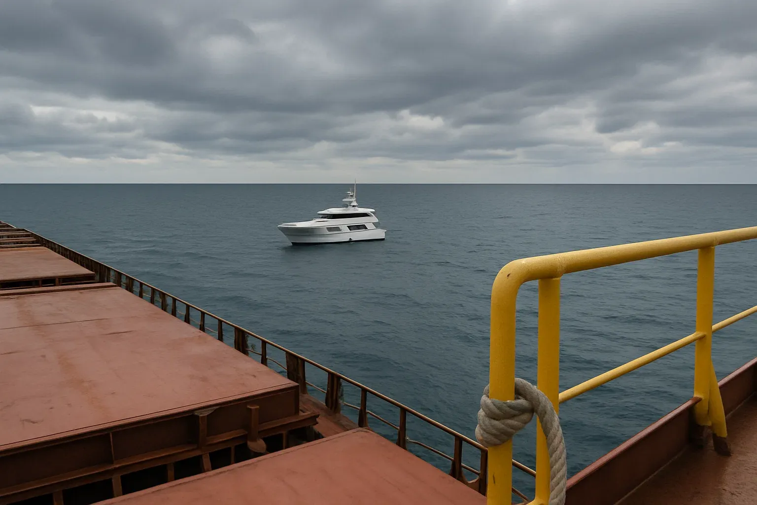 Ship Crew Discovers Deserted Yacht at Sea – Boarding It Sends Chills Down Their Spines
