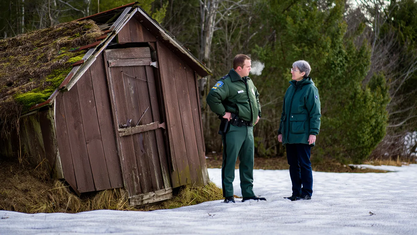 Margaret calling wildlife services