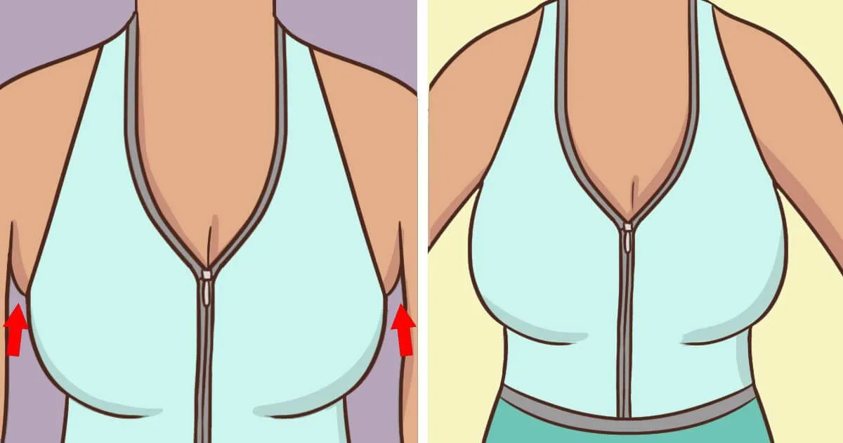 Struggling with armpit fat bulging from your bra? Here's what you can do about it