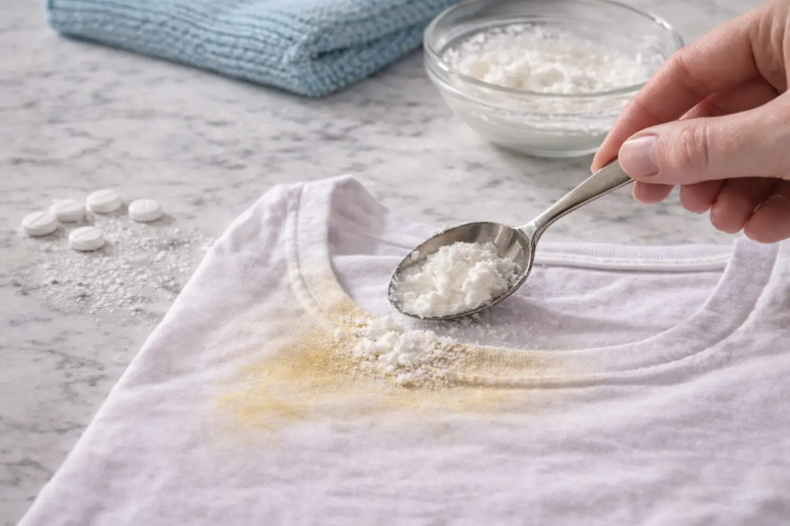 Stain on fabric