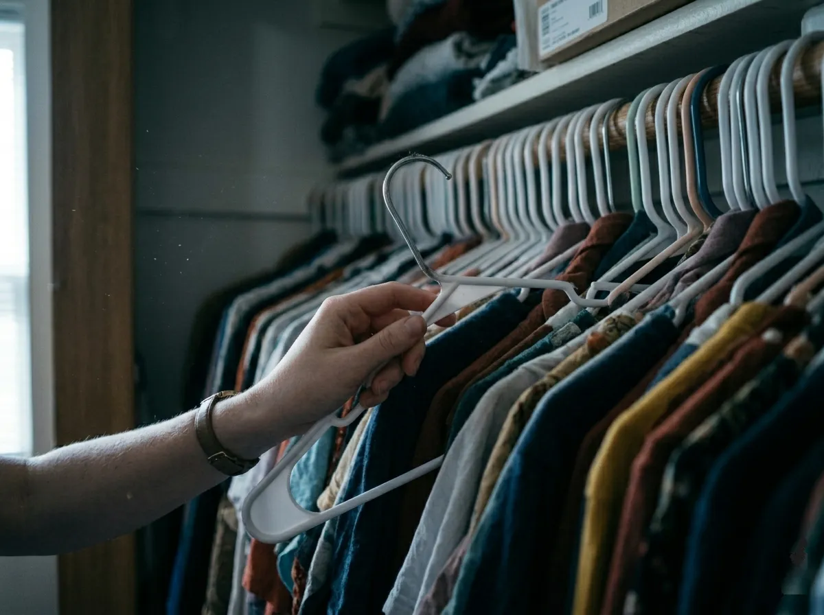 Turning hangers backwards