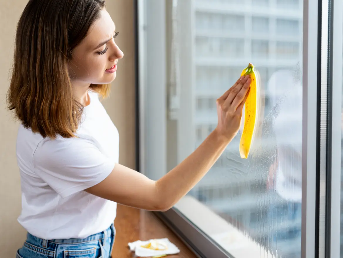 The Surprising Reason to Use a Banana Peel for Cleaning Your Windows