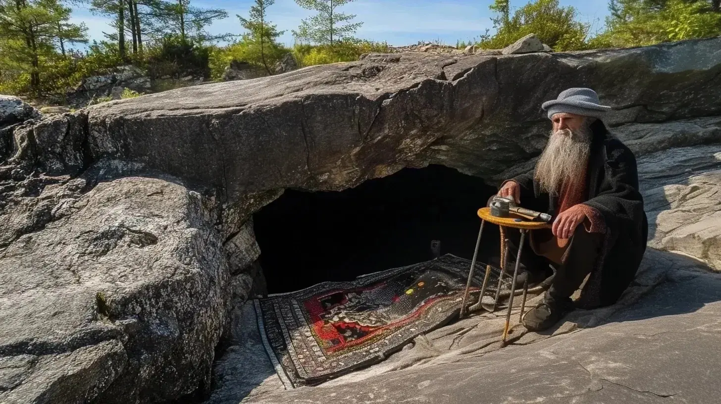 Man Makes Home in Abandoned Bear Den