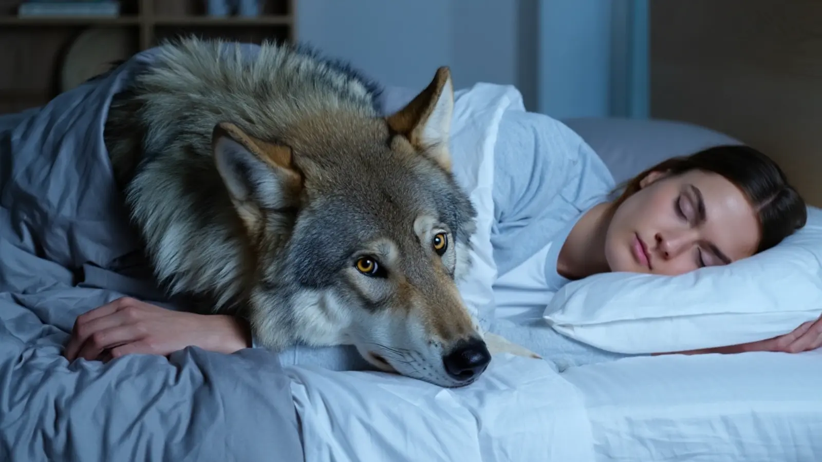 She Slept Every Night with Her Pet Wolf, Until a Vet Revealed the Chilling Truth