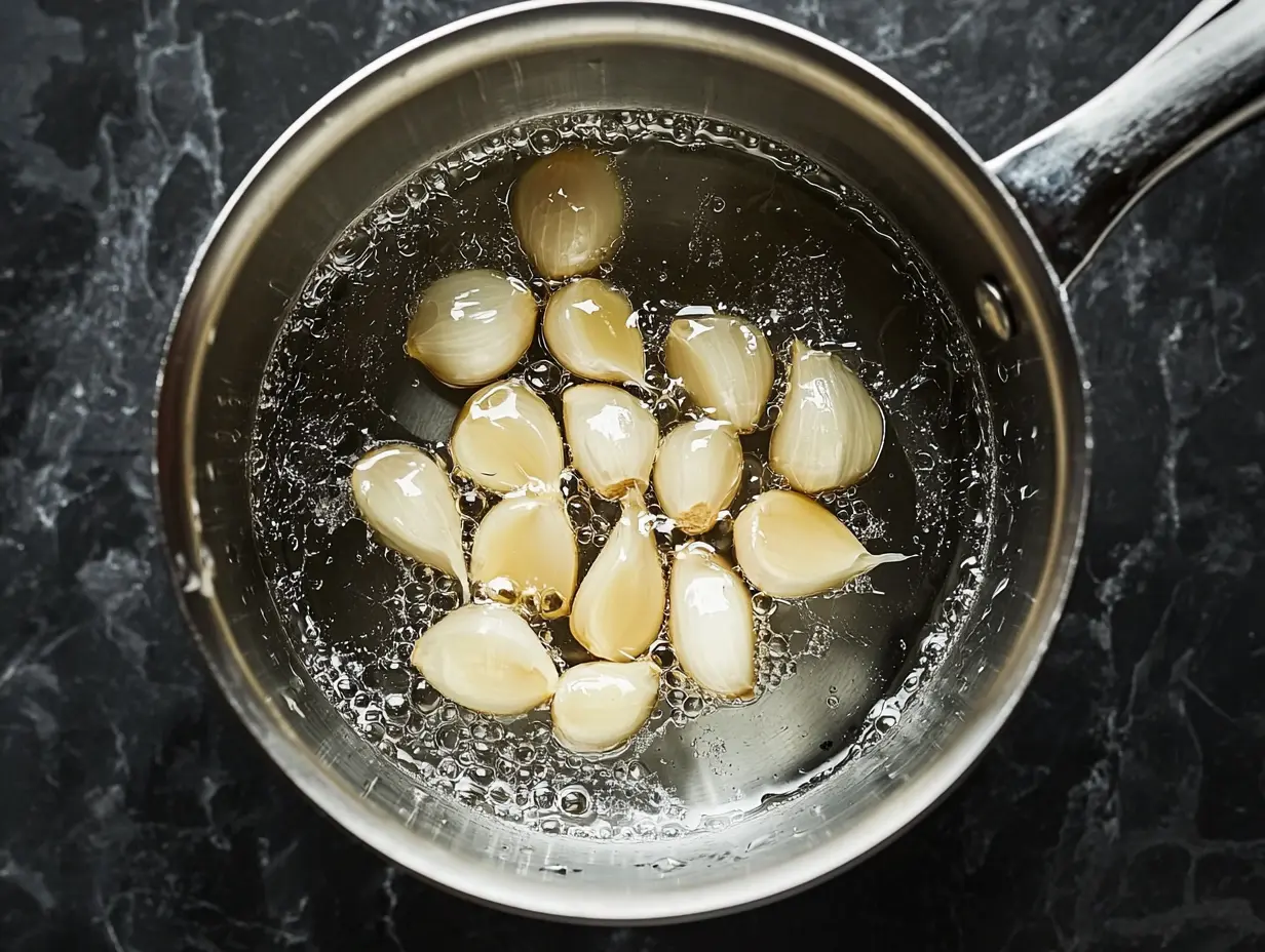Raw garlic cloves