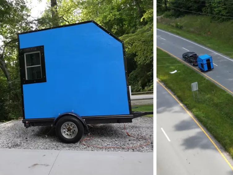 Two Brothers Built a Cozy Micro Camper for Two for Under $1,000