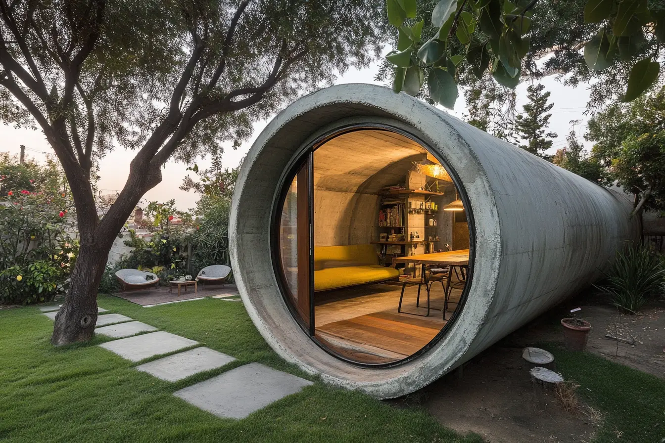 A 75-Year-Old Man Spends Nearly His Entire Life in a Cement Pipe House