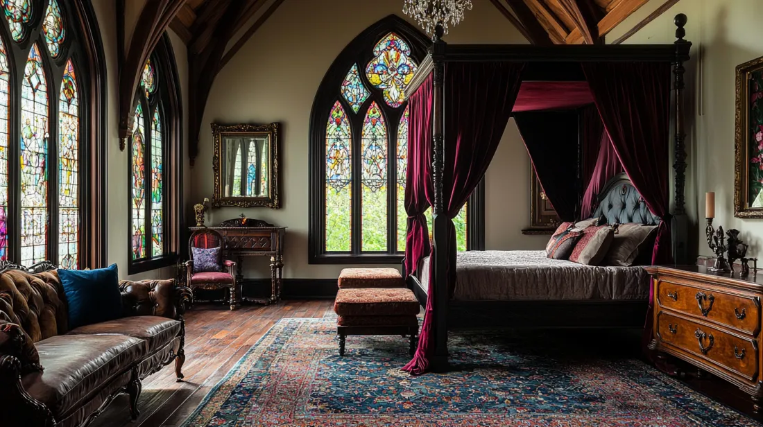 Master bedroom in church home