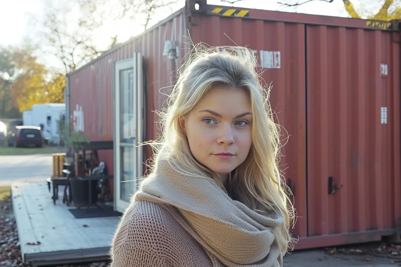 From the outside it looks like any old shipping container, but wait until you see the inside!