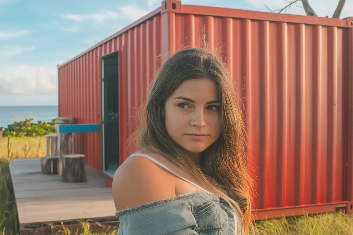 This shipping container looks ordinary from the outside, but you won't believe the stunning interior!