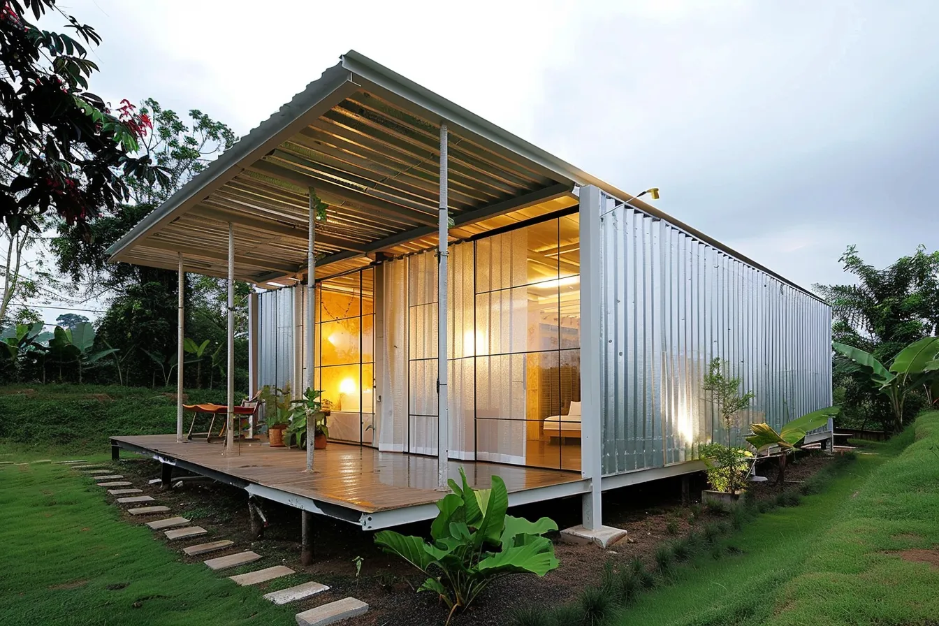 It May Look Like a Simple Corrugated Shed, but the Inside Will Blow You Away!