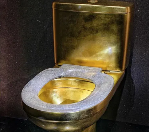 Diamond toilet