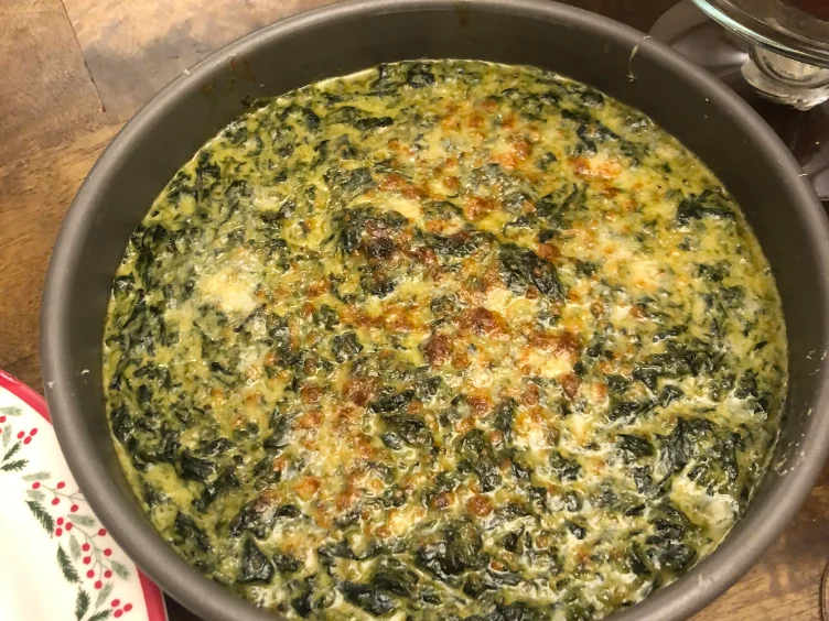 Spinach smoothie in a glass