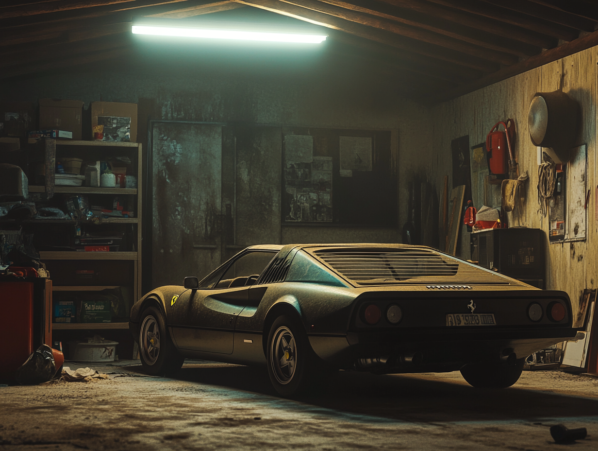 College Student Discovers Two Classic Supercars While Cleaning Grandmother's Garage