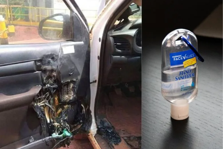 Fire Brigade Warns: Don't Leave Hand Sanitizer in Your Car During Heatwaves