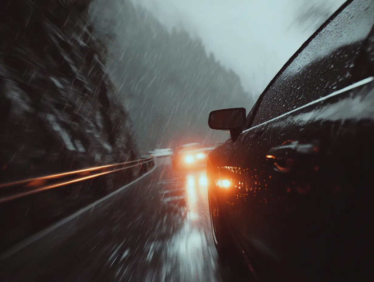 Reckless Audi Driver Caught at 180 km/h on Slick Mountain Highway Faces Severe Consequences