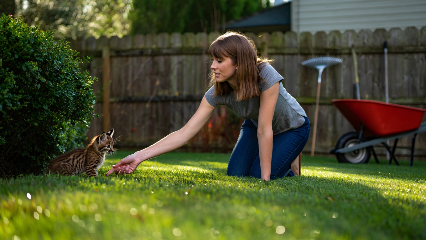 A Backyard Rescue Reveals a Surprising Truth About a 'Kitten'