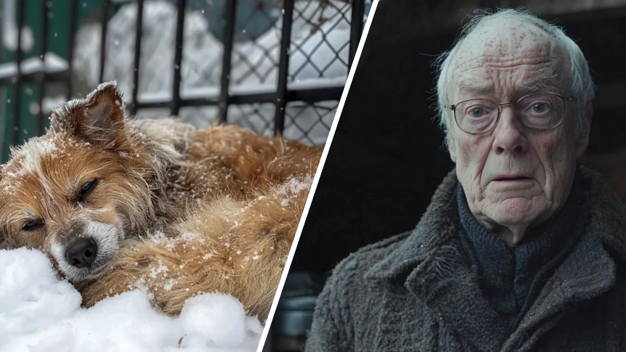 Elderly Man Braves Snowstorm to Rescue a Dog and Makes a Heartwarming Discovery
