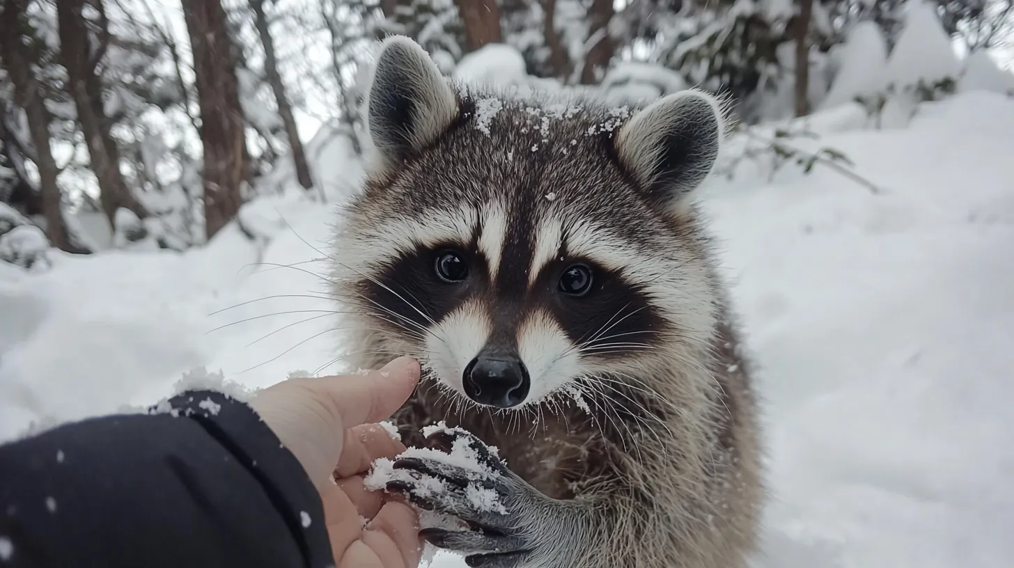 Frozen Raccoon Discovered in Snow – What It Was Protecting Beneath Its Body Will Surprise You!