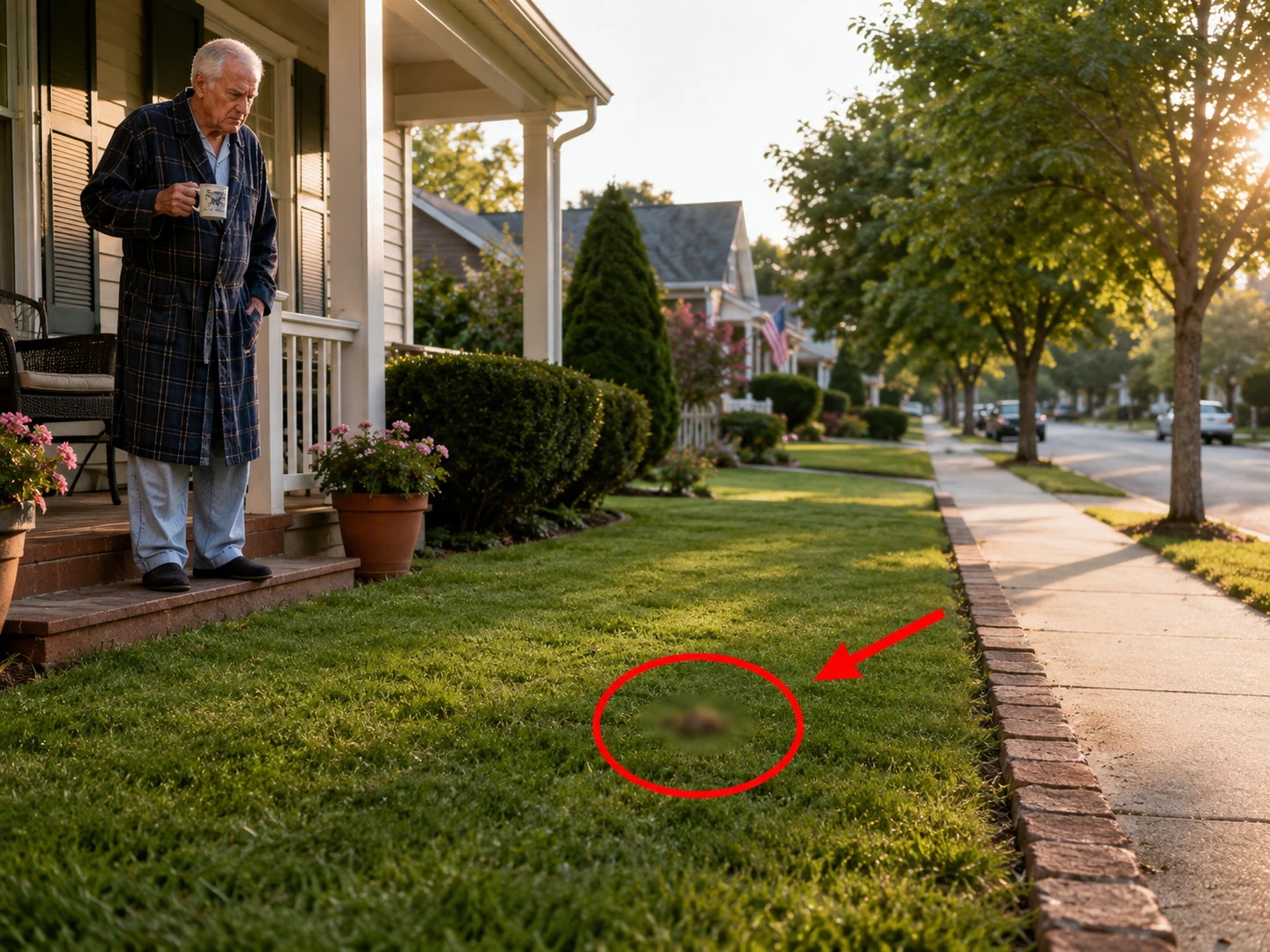 Frustrated by Neighbors' Dogs Ruining His Lawn, This Man Devises a Clever Plan to Teach Them a Lesson