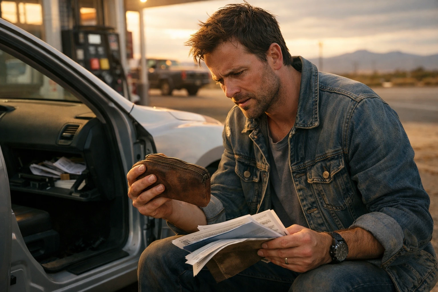 He Rented the Cheapest Car on the Lot. See What He Found in the Glove Compartment…