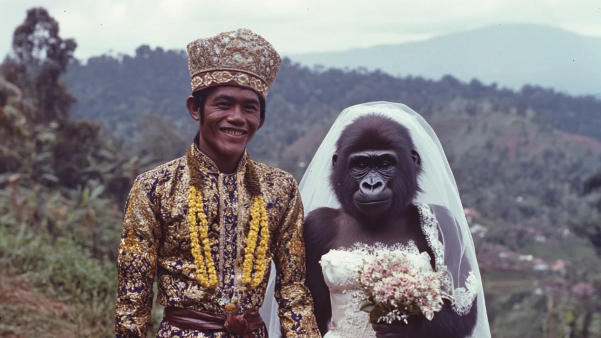 The Most Unusual Wedding Crasher: Village Man's Attempt to Wed a Gorilla