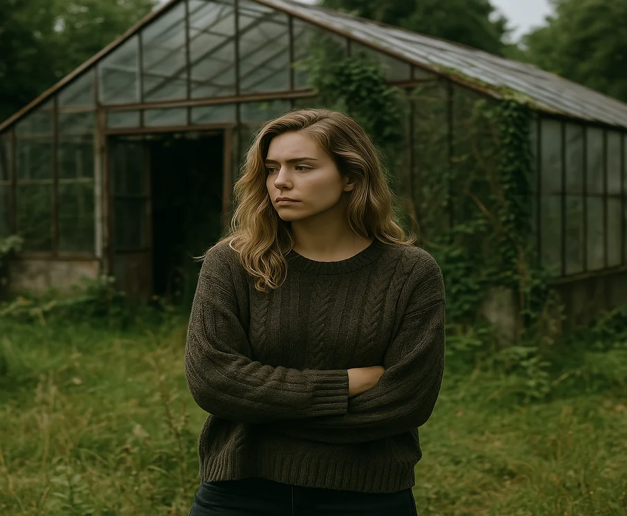 She Lives in an Abandoned Greenhouse – No One Knew Until Now