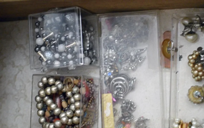 Jewelry found in drawer