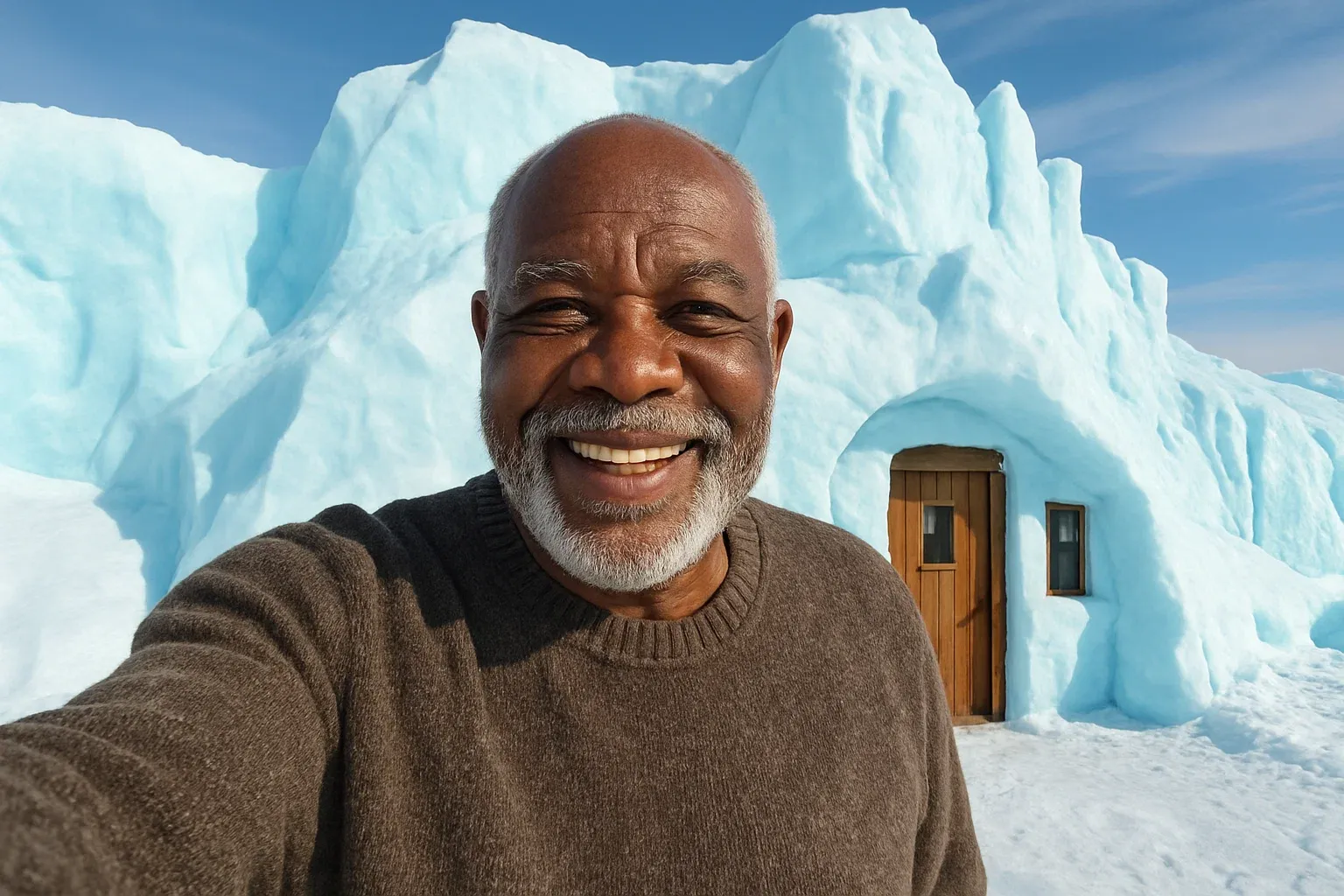 He Built His Dream Home Inside an Iceberg — Take a Peek Inside