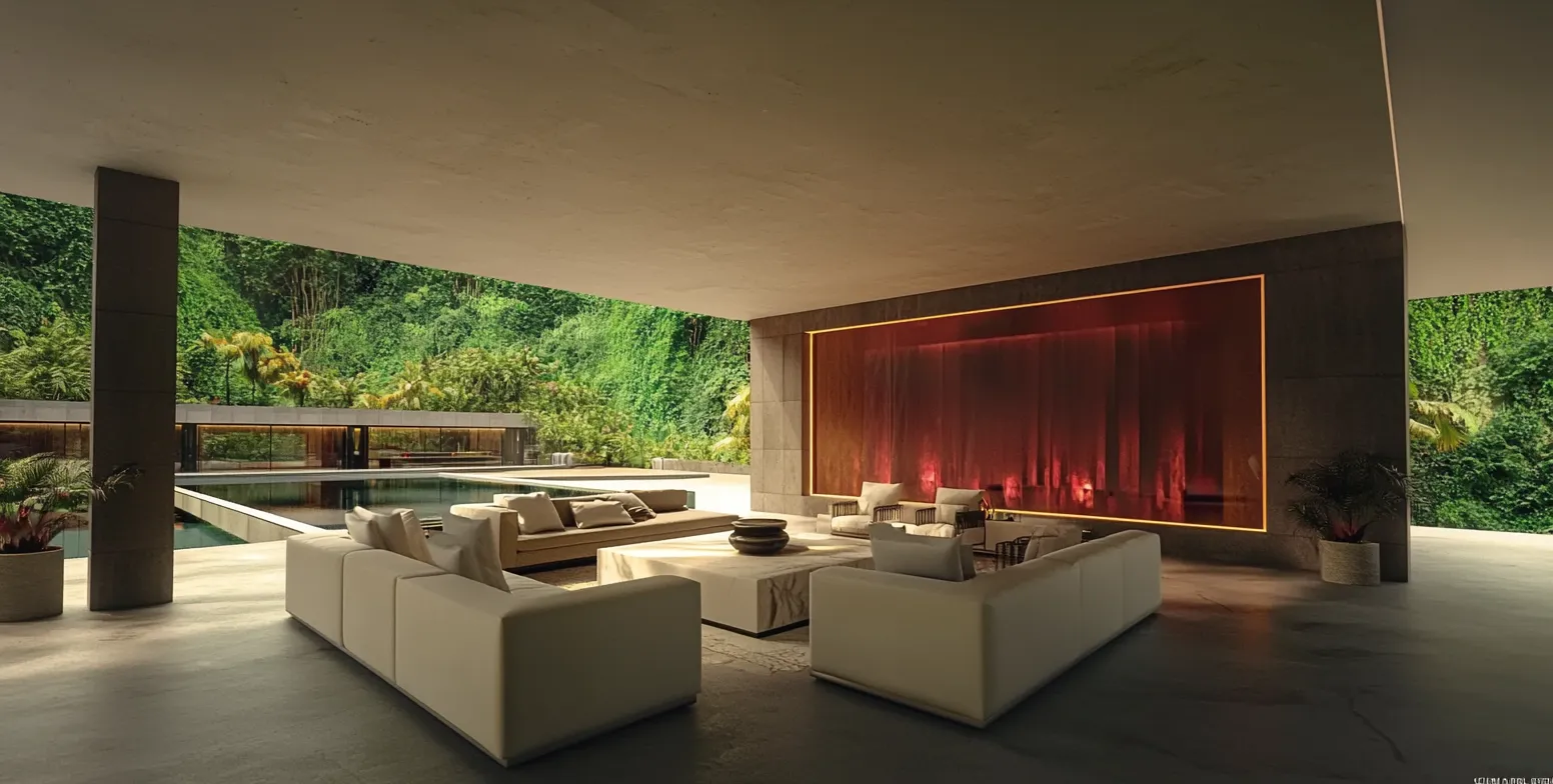 Outdoor seating area