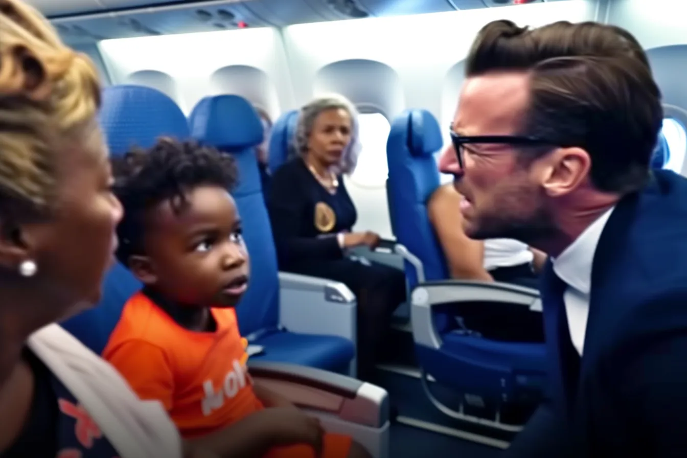 Fed Up Man Teaches a Seat-Kicking Kid and His Mom a Lesson They Won't Forget