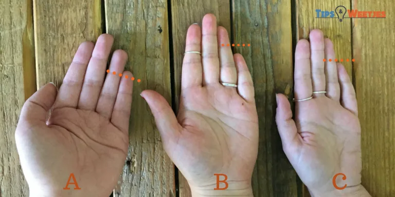 pinky finger longer than ring finger top line