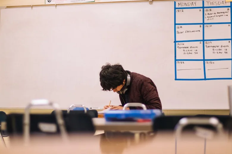 Detention classroom