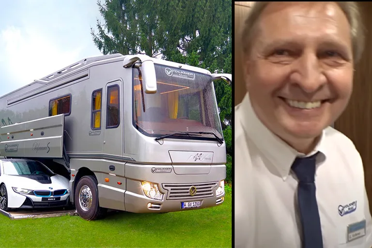 Luxury mobile home worth 1.42 million has built-in garage – The interior is even better!