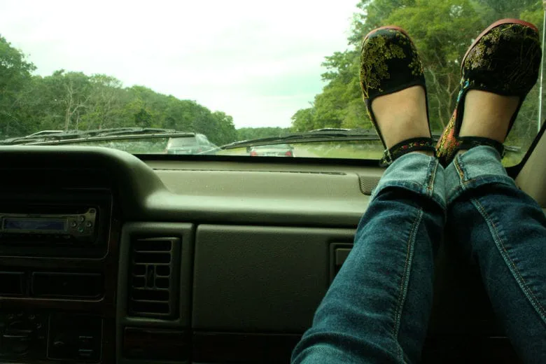 Warning from Survivor: Never Rest Your Feet on the Dashboard