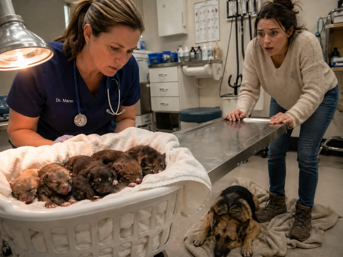 Dog Gives Birth to Puppies – When the Vet Sees Them, She Says “Those Aren’t Puppies!”