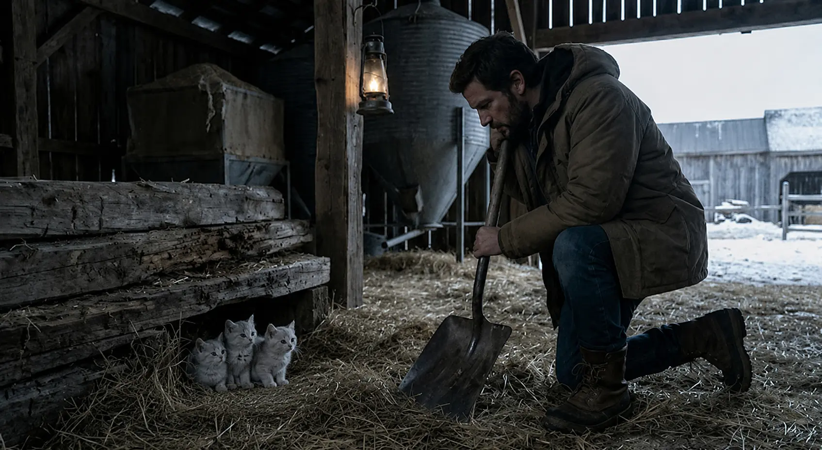 He Discovered Tiny Silver Creatures in His Barn—Then the Vet Revealed Their True Identity
