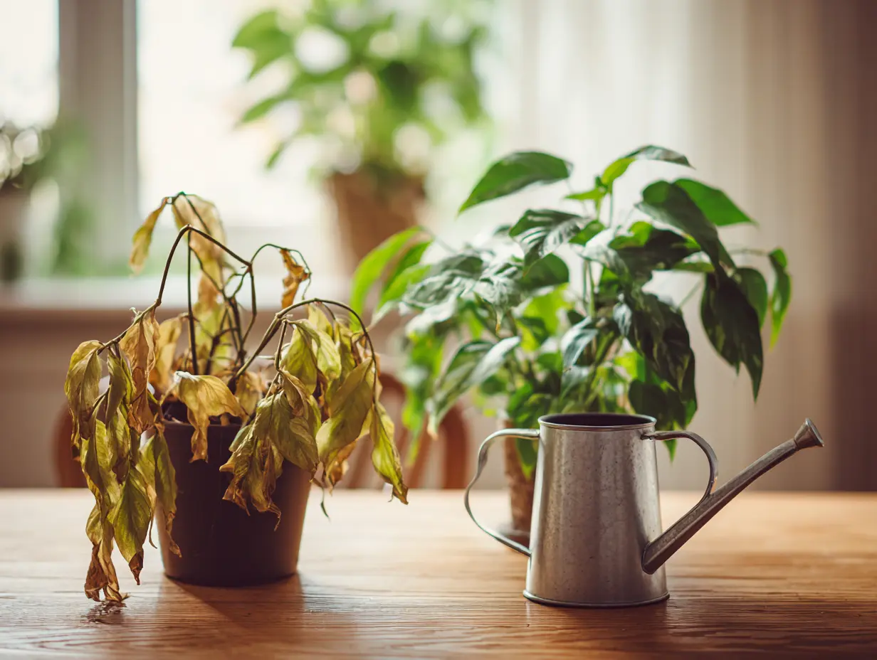 This Simple Mistake Is Killing Your Houseplants—And a Common Kitchen Scrap Can Save Them
