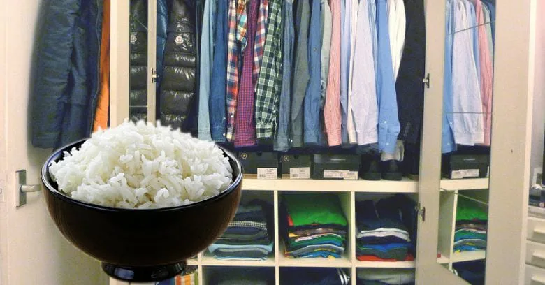 Why You Should Place a Cup of Rice in Your Closet