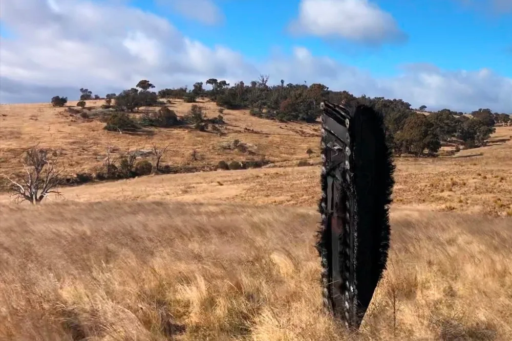 A Mysterious Large Object From Outer Space Crashed On A Sheep Farm In Australia