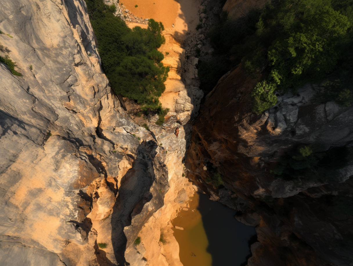 Optical Illusion Challenge: Can You Spot the Girl in This Rocky Landscape?