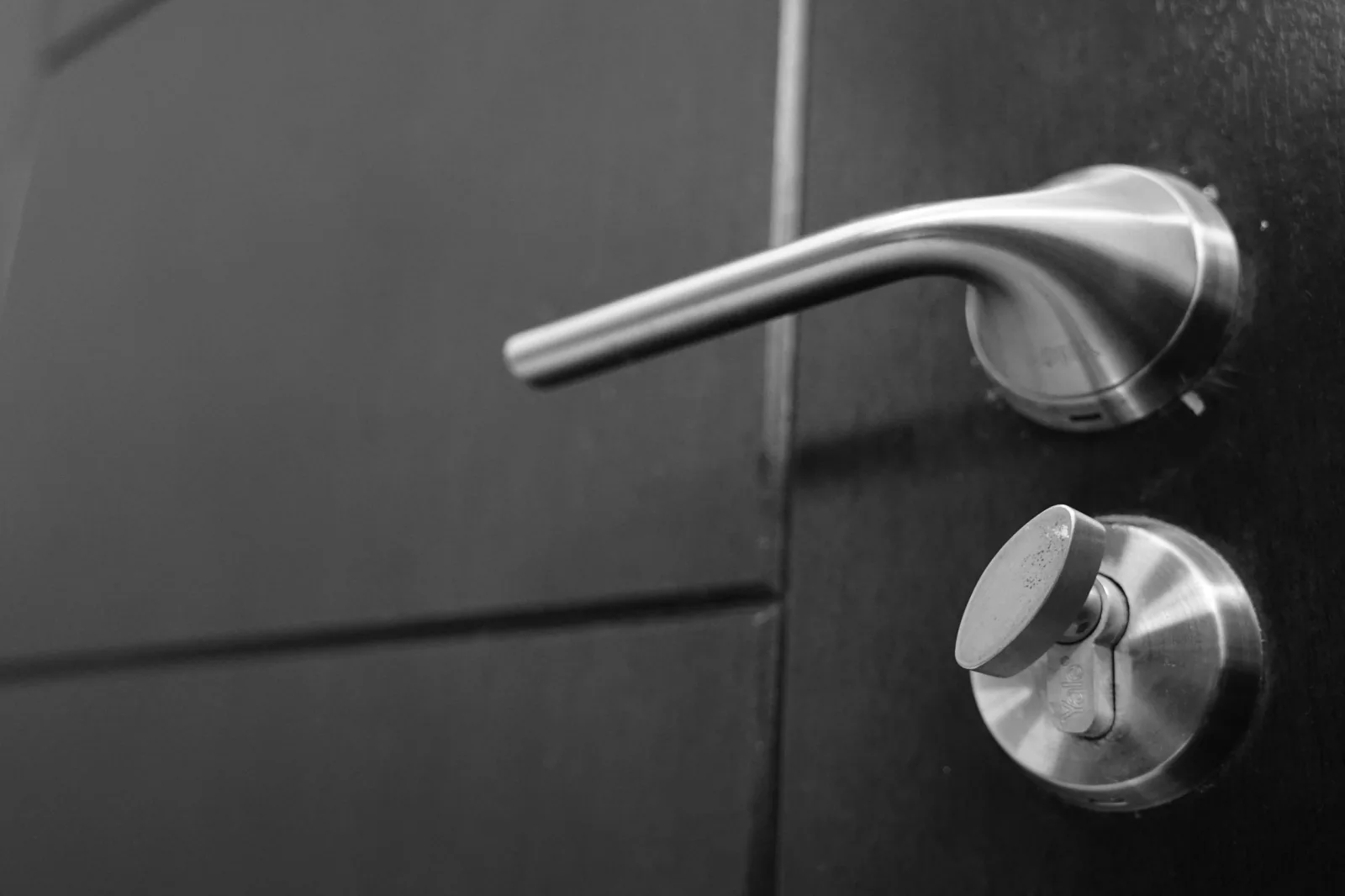 foil wrapped around doorknob