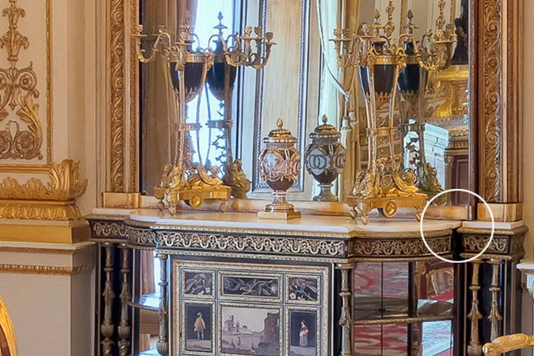 A Secret Passage Found Behind a Cabinet in the Former Queen Elizabeth’s Chamber