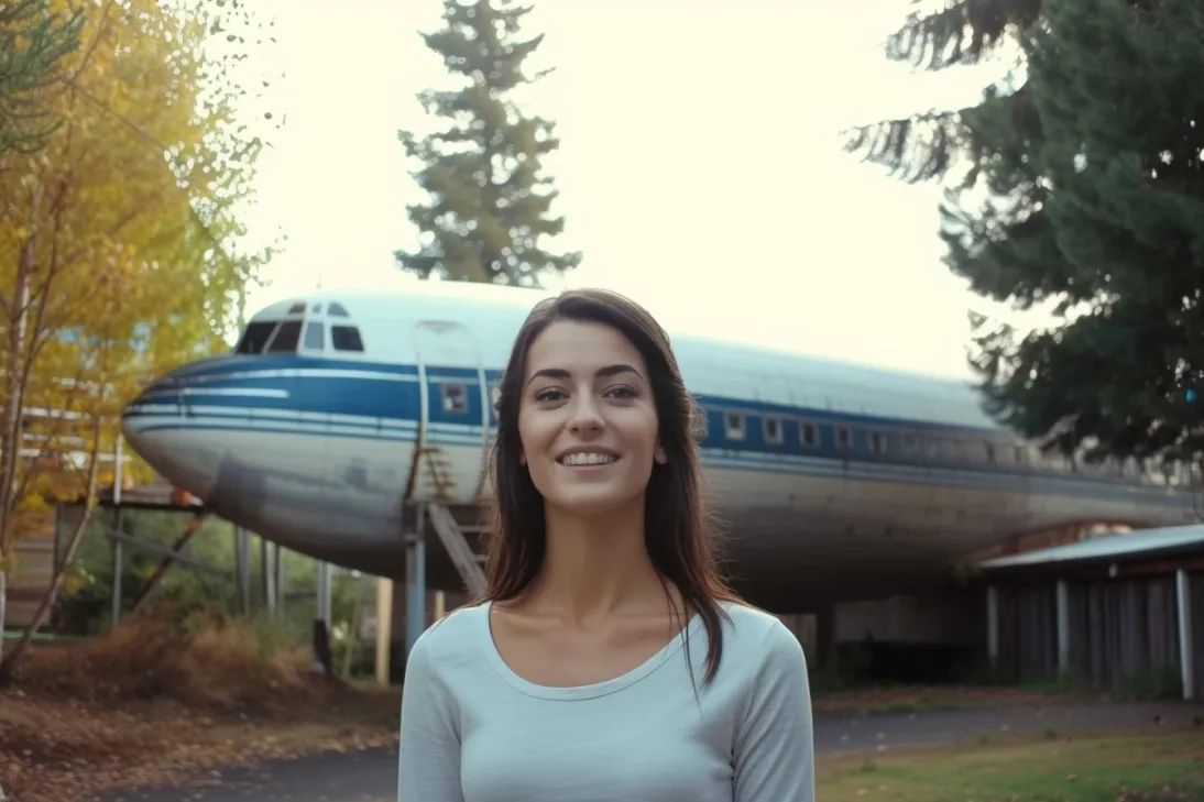 A Woman Transformed an Airplane Into Her Home—and the Interior Is Remarkably Unique