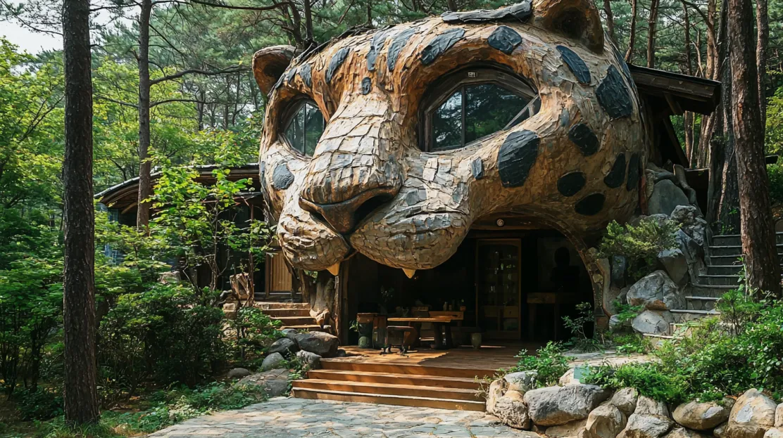 Inside South Korea’s Tiger Forest Home: Nature Meets Myth in Stunning Design!