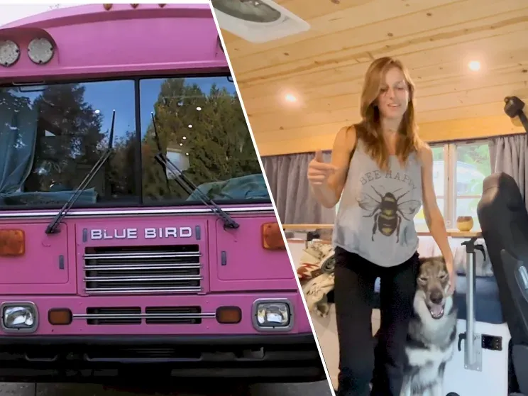 Inside a Woman's Converted School Bus: Jaw-Dropping Interior Design