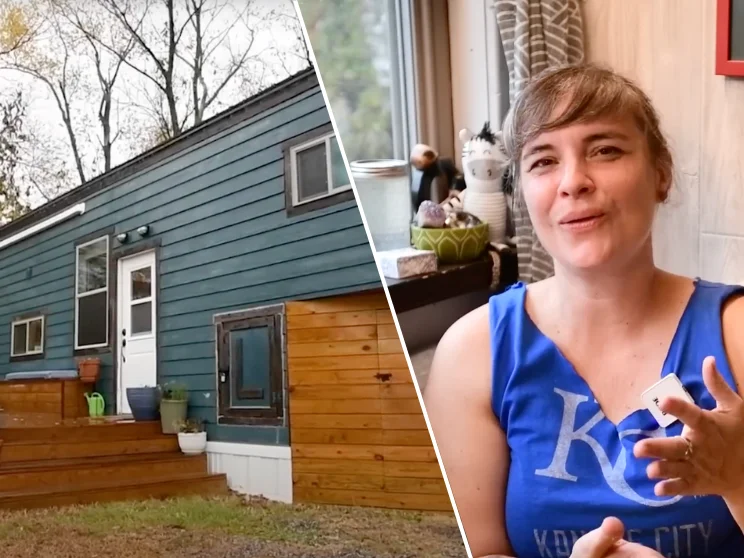 This Woman's Tiny House Is a Work of Art – Wait Until You See the Interior!