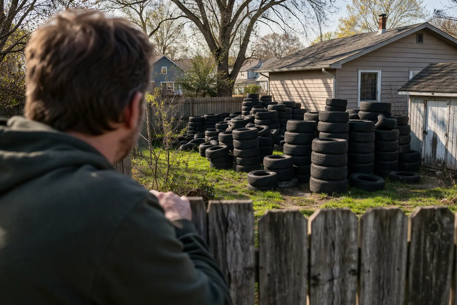 People Ridiculed Him for Stockpiling Tires in His Yard — Until They Discovered the Truth