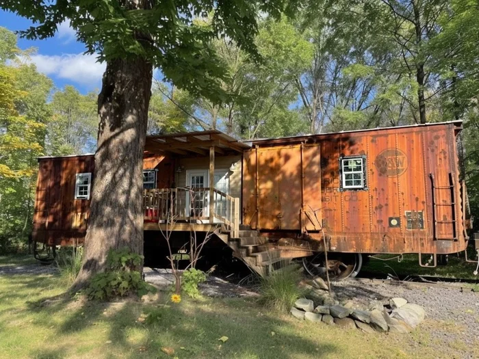 This Elderly Man Lives in an Abandoned Train Car – Take a look Inside